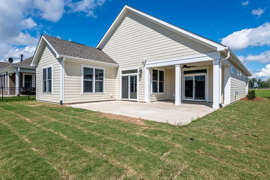 Representative exterior details of a home built from the Salerno by McKee Homes in The Cottages at 78 North, Sanford (Image 12).
