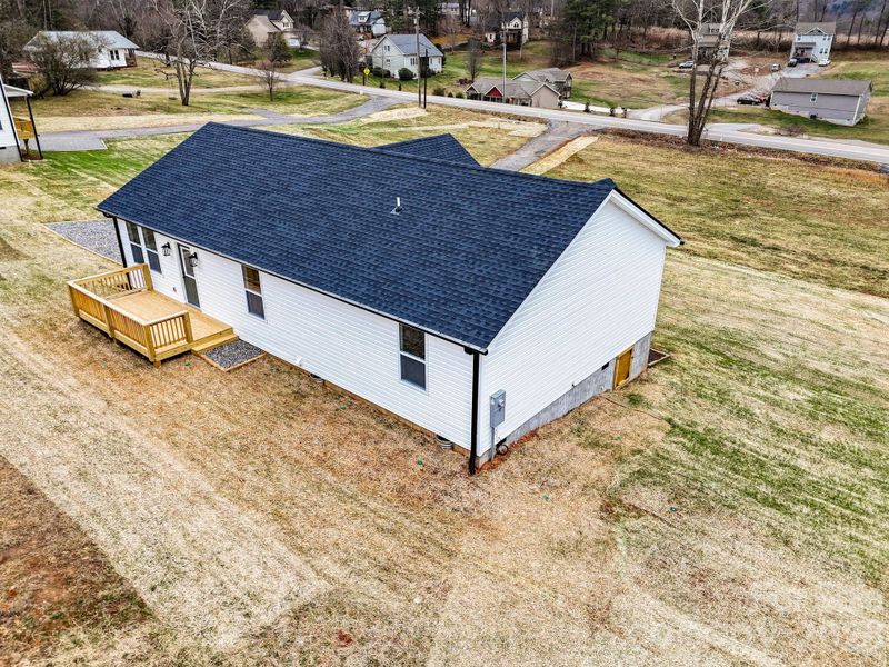 Exterior details and patio area of a home in , Alexander (Image 27).