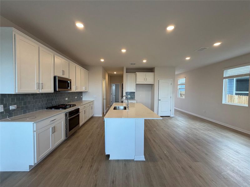 Furnished interior view inside a new home in Willow Springs, Buda (Image 9).