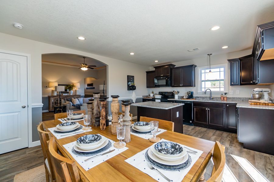 Representative furnished interior of a home built from the Clifton by Enchanted Homes in Arcadia Village, Spartanburg (Image 17).