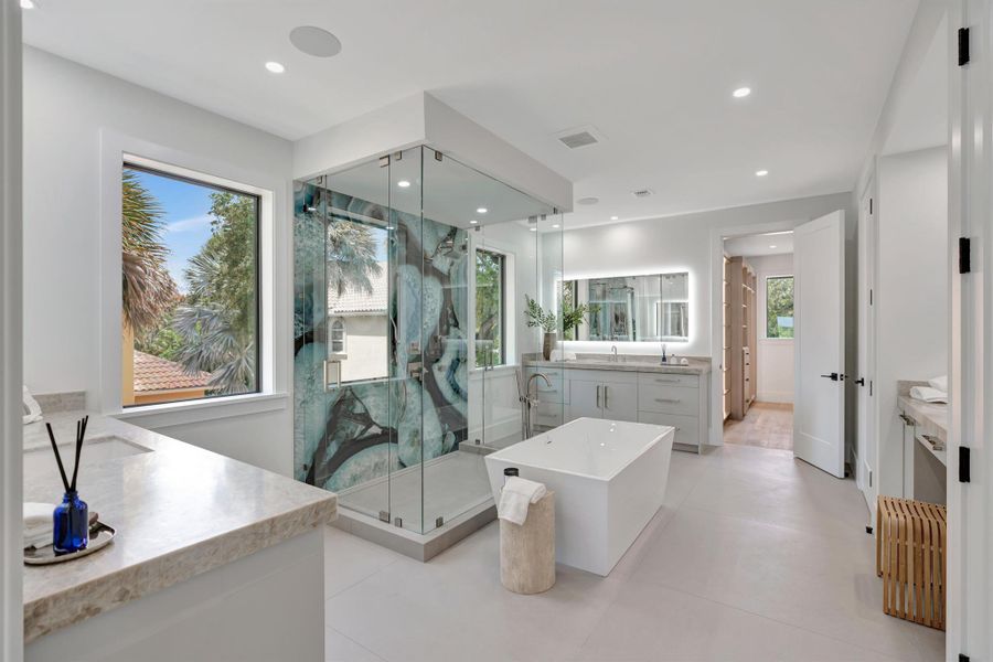 Furnished interior view inside a new home in , Lantana (Image 9).