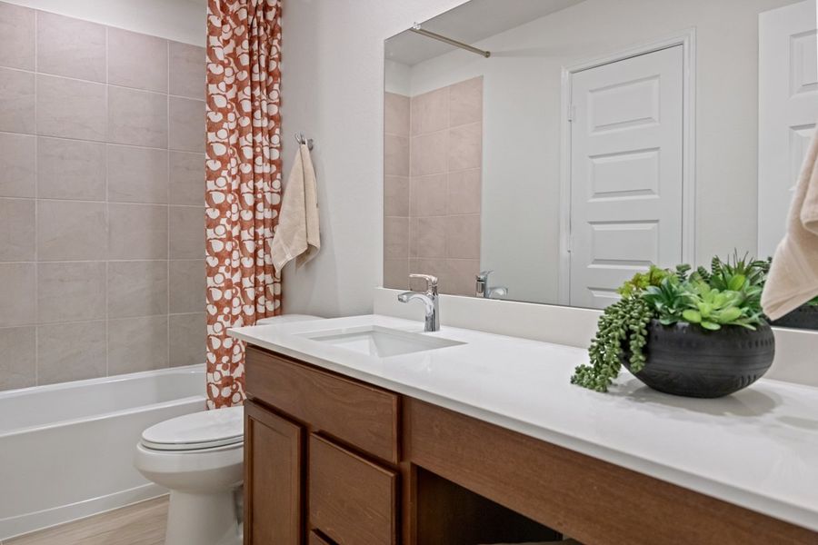 Representative furnished interior of a home built from the 1549 Modeled by KB Home in Madera Trails, New Caney (Image 11). Representative furnished interior of a home built from the 1549 Modeled by KB Home in Madera Trails, New Caney (Image 11).