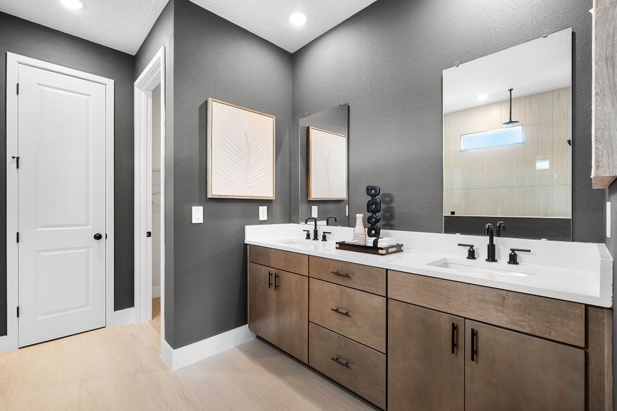 Representative furnished interior of a home built from the Everly Multi-Gen by Hartizen Homes in Eden Crest, Apopka (Image 17). Representative furnished interior of a home built from the Everly Multi-Gen by Hartizen Homes in Eden Crest, Apopka (Image 17).