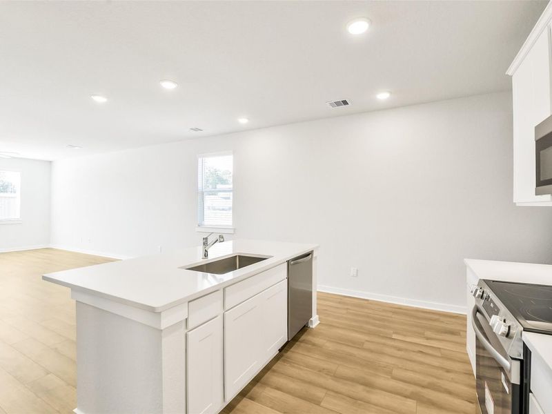 Furnished interior view inside a new home in Liberty Estates, Cleveland (Image 9). Furnished interior view inside a new home in Liberty Estates, Cleveland (Image 9).