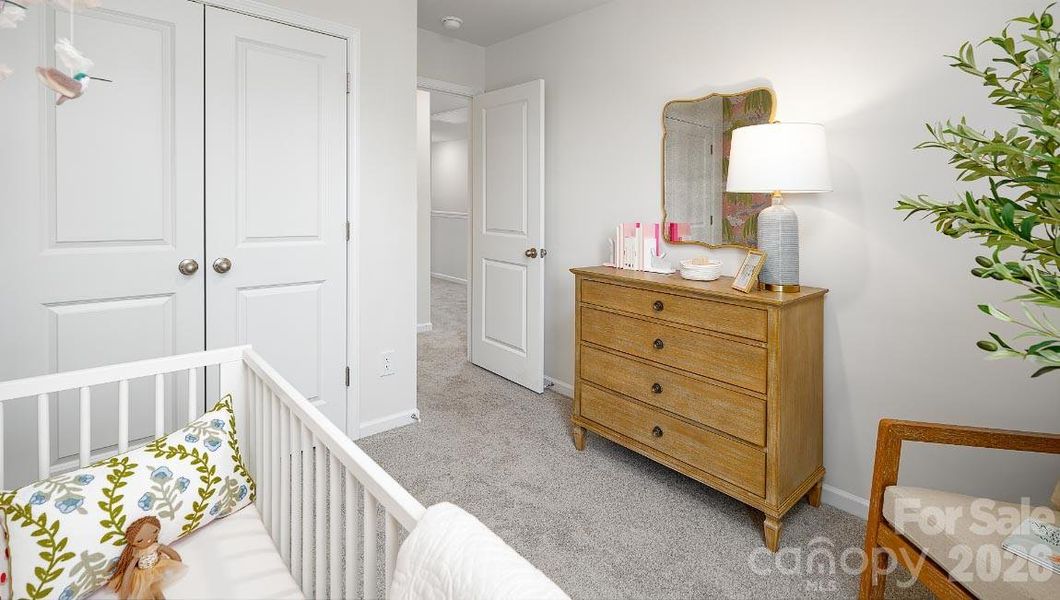 Secondary Bedroom- Model Home Representation