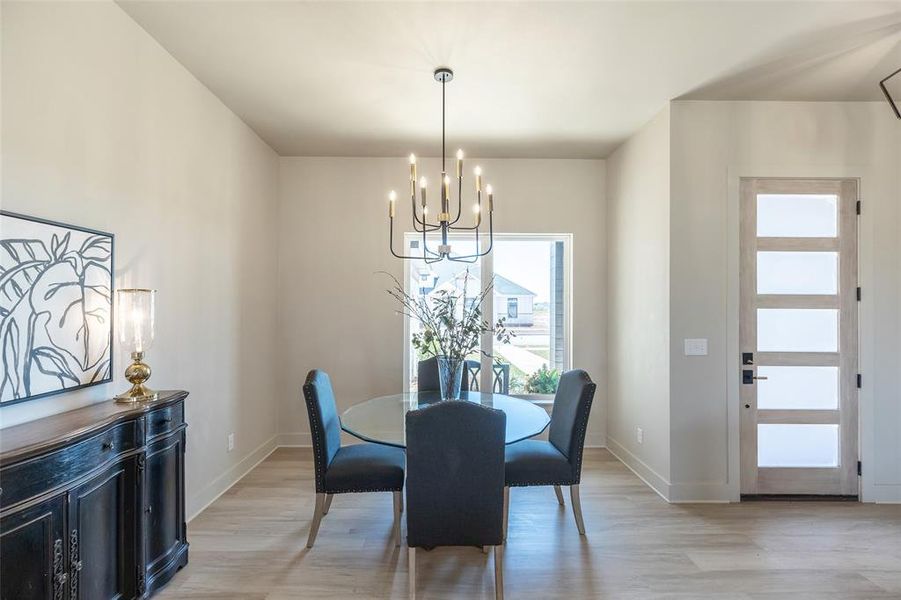 Furnished interior view inside a new home in , Abilene (Image 10).