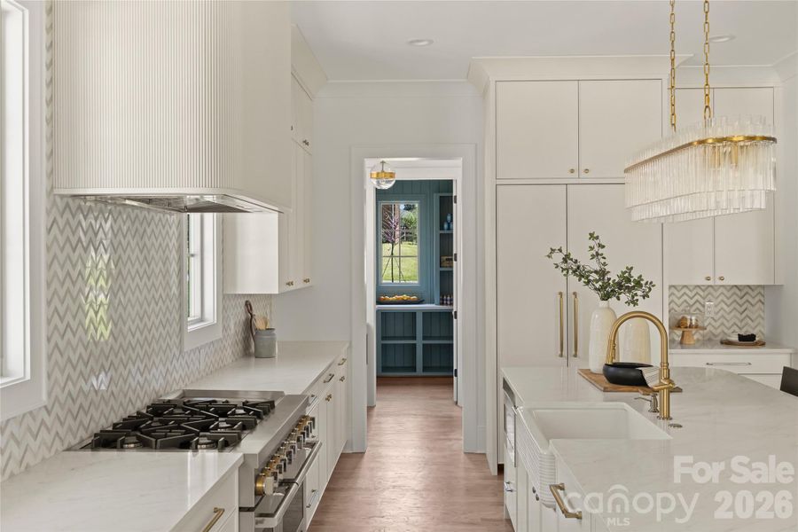 Furnished interior view inside a new home in , Charlotte (Image 4).