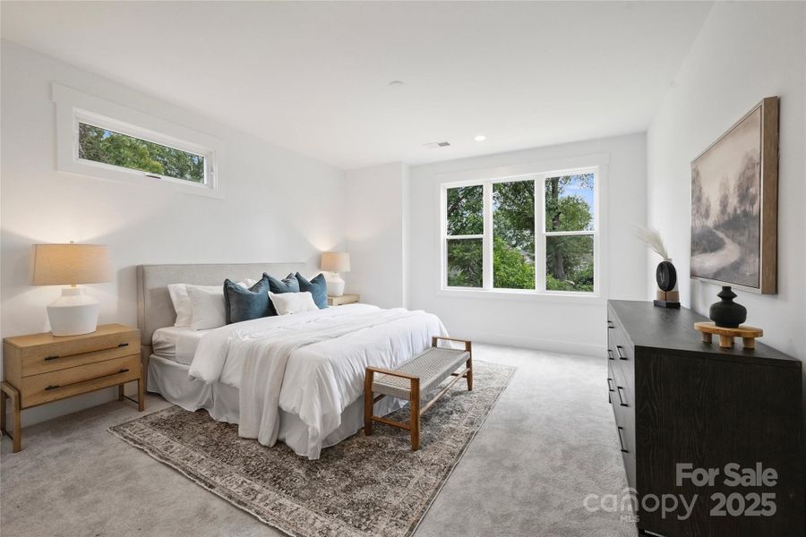 Furnished interior view inside a new home in , Charlotte (Image 8).