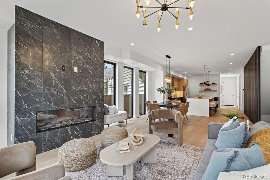 Furnished interior view inside a new home in , Englewood (Image 37).