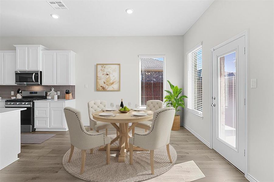 Furnished interior view inside a new home in , Anna (Image 8). Furnished interior view inside a new home in , Anna (Image 8).