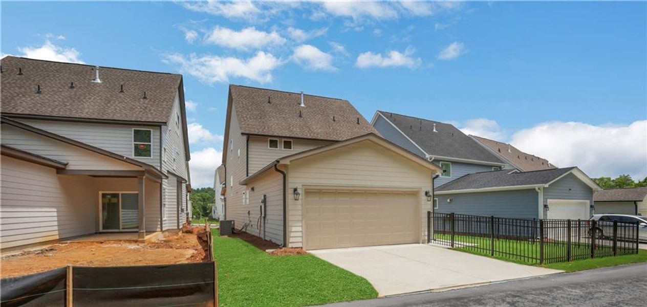 Front exterior of a new home in Marble Tree, Ball Ground, GA, highlighting curb appeal (Image 26).