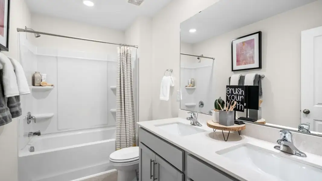 Furnished interior view inside a new home in Olive Branch, Wilson's Mills (Image 37).