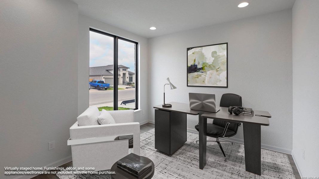 Furnished interior view inside a new home in Haby Hill, San Antonio (Image 10).