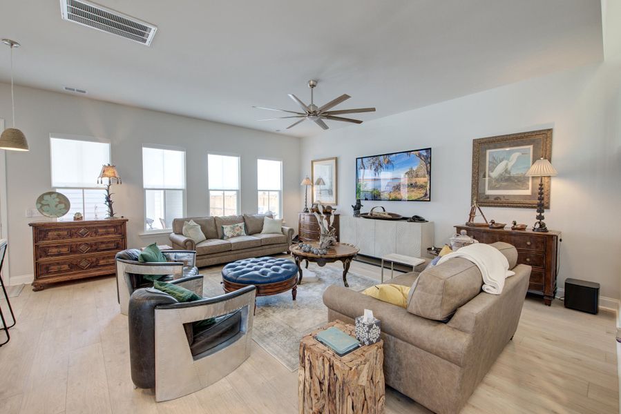 Furnished interior view inside a new home in Heron's Walk at Summers Corner, Summerville (Image 6).