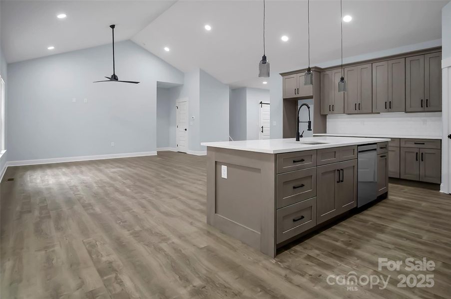 Furnished interior view inside a new home in , Iron Station (Image 17).