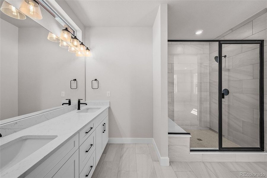 Furnished interior view inside a new home in , Littleton (Image 9).