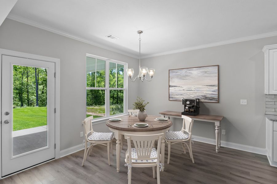 Café & Dining Area | 823 Elsie Drive, Eat-In Dining by Ivey Homes