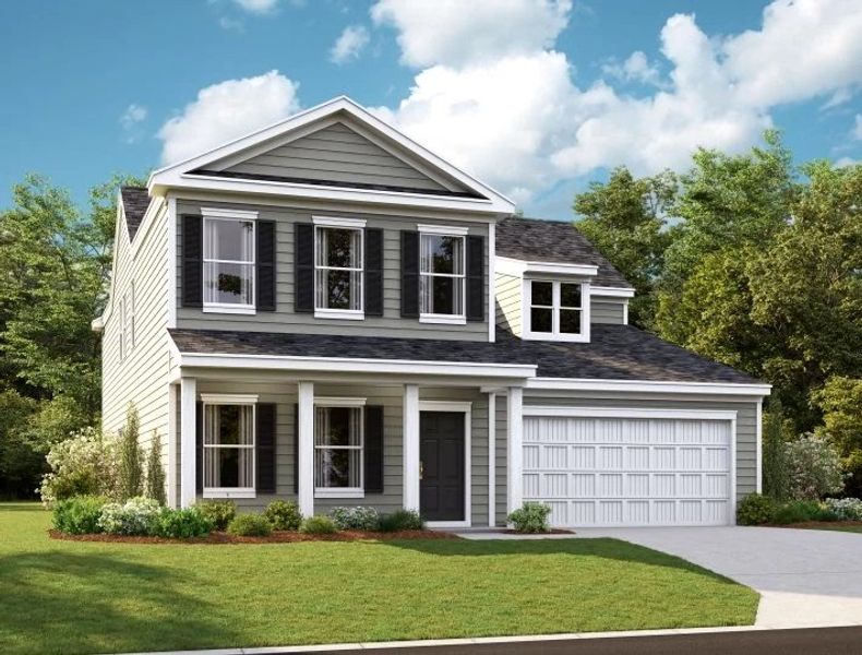 Harrison Elevation A Exterior Rendering