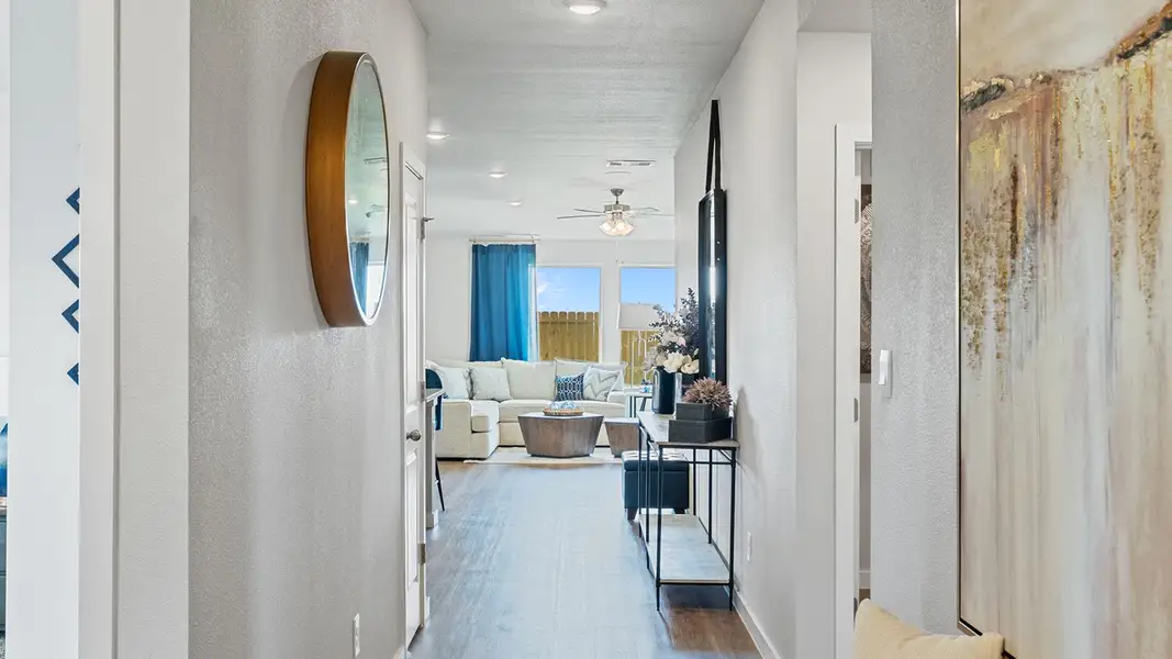 Furnished interior view inside a new home in Royal Oak South, Corpus Christi (Image 5).