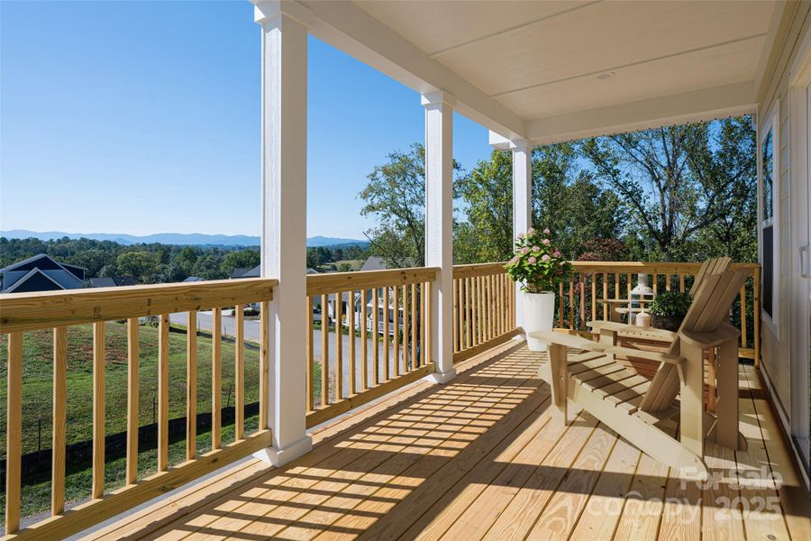 Exterior details and patio area of a home in , Asheville (Image 3). Exterior details and patio area of a home in , Asheville (Image 3).