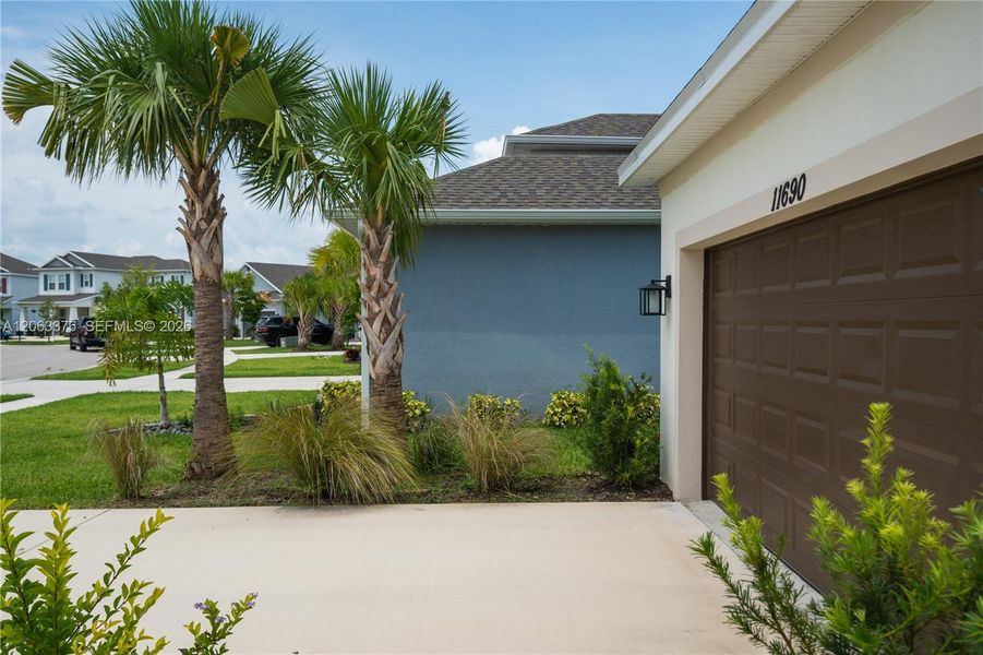 Exterior details and patio area of a home in , Port St. Lucie (Image 27). Exterior details and patio area of a home in , Port St. Lucie (Image 27).