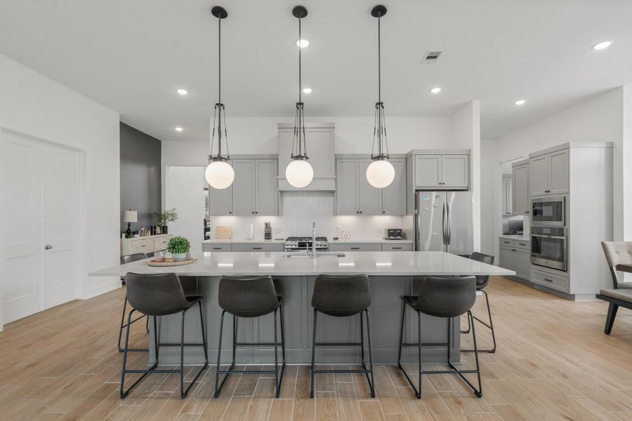 Furnished interior view inside a new home in Elyson, Katy (Image 19). Furnished interior view inside a new home in Elyson, Katy (Image 19).