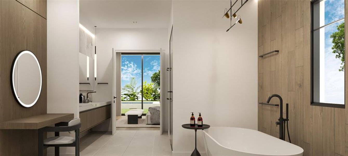 Furnished interior view inside a new home in , Heath (Image 18). Furnished interior view inside a new home in , Heath (Image 18).