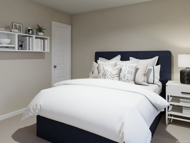 Furnished interior view inside a new home in Melissa Ranch, San Antonio (Image 10).