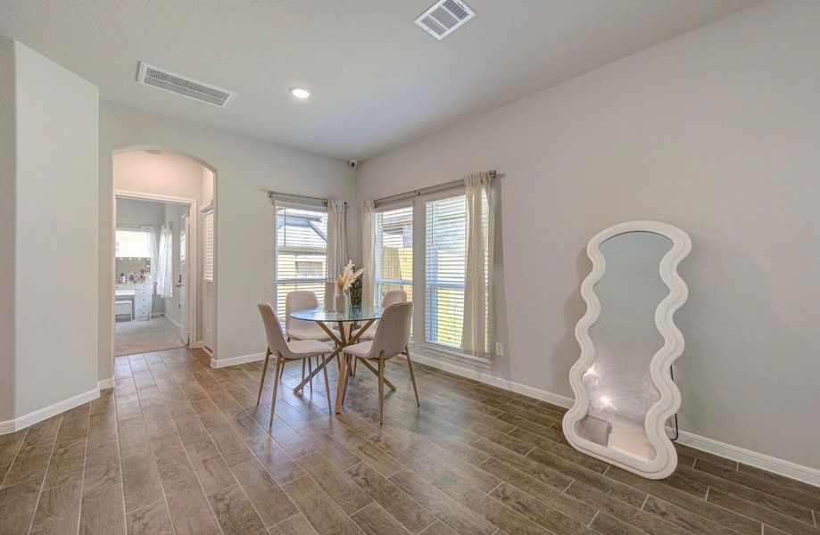 Furnished interior view inside a new home in Rosehill Meadow, Tomball (Image 25).