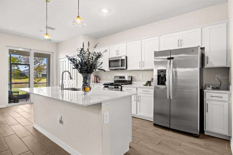 Furnished interior view inside a new home in Tuckers Cove, Punta Gorda (Image 15).