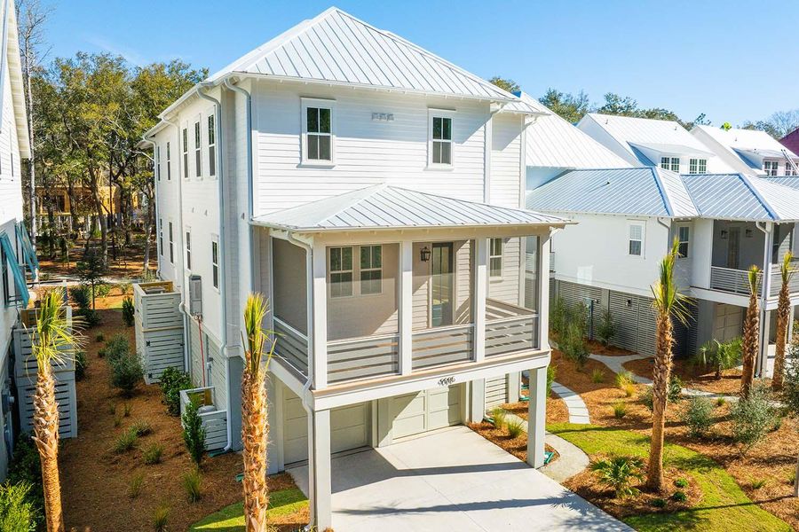 Front exterior of a new home in , Johns Island, SC, highlighting curb appeal (Image 24). Front exterior of a new home in , Johns Island, SC, highlighting curb appeal (Image 24).