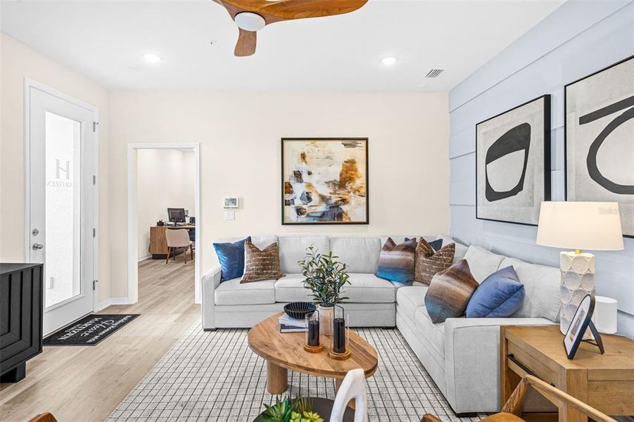 Furnished interior view inside a new home in Shenandoah Reserve, Orlando (Image 32).