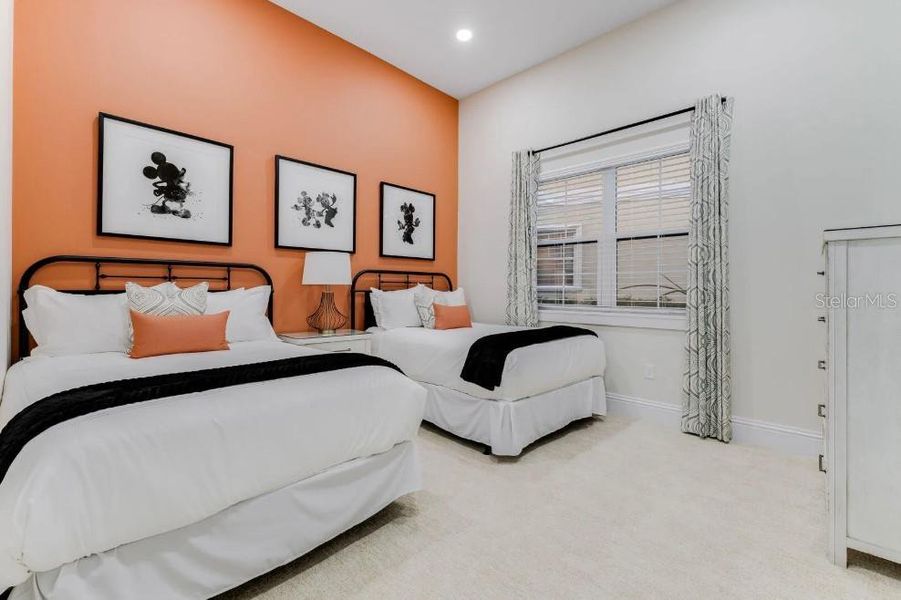 Furnished interior view inside a new home in , Reunion (Image 29).