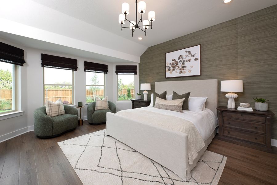 Representative furnished interior of a home built from the Logan by Tri Pointe Homes in LaPrelle, Haslet (Image 7).