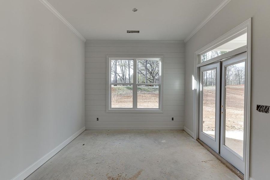 In-progress construction of a new home in , Cumming, GA (Image 13).