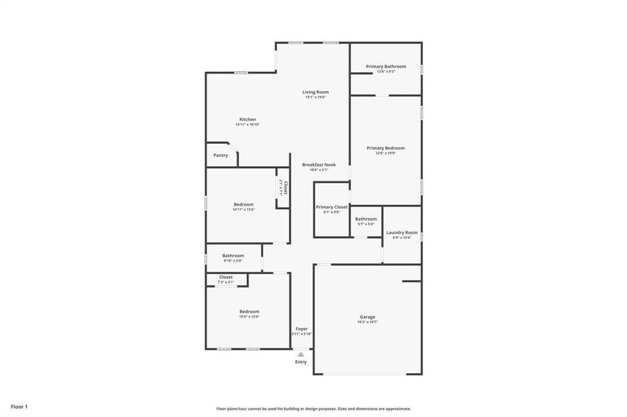 2D floor plan layout of this home in , Gun Barrel City, TX (Image 5).