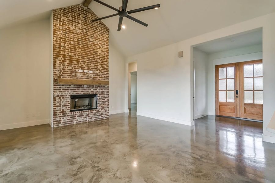 Representative unfurnished interior of a home built from the The Finley by Elmwood Custom Homes in Matthews Farm, Venus (Image 54). Representative unfurnished interior of a home built from the The Finley by Elmwood Custom Homes in Matthews Farm, Venus (Image 54).