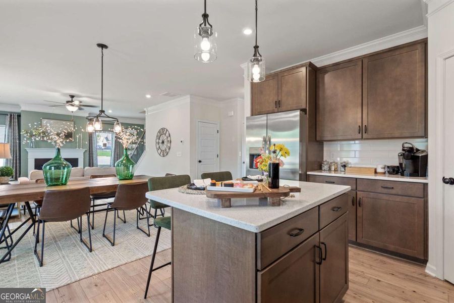 Furnished interior view inside a new home in Maddox Station, Eatonton (Image 11).
