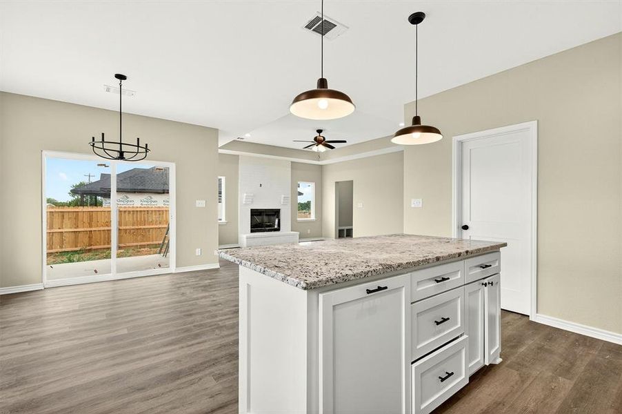 Furnished interior view inside a new home in , Callisburg (Image 6).