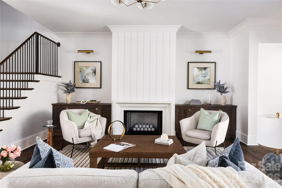 Furnished interior view inside a new home in , Charlotte (Image 33).