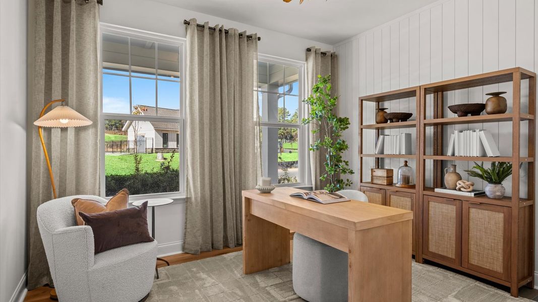 Representative furnished interior of a home built from the Wynwood by DRB Homes in Whispering Pines, Franklinton (Image 8). Representative furnished interior of a home built from the Wynwood by DRB Homes in Whispering Pines, Franklinton (Image 8).