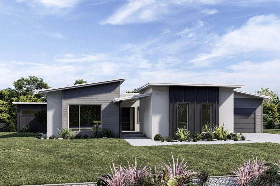 Front exterior of a new home in , Myakka City, FL, highlighting curb appeal (Image 1). Front exterior of a new home in , Myakka City, FL, highlighting curb appeal (Image 1).