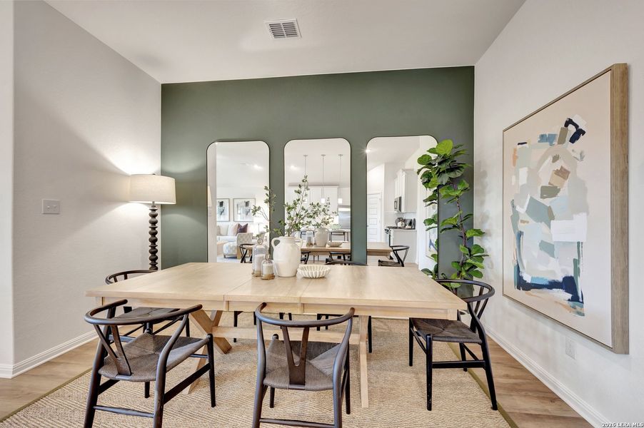 Furnished interior view inside a new home in Verano Farms, Von Ormy (Image 13).