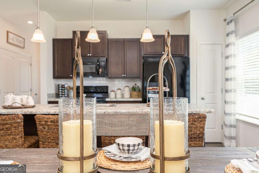 Furnished interior view inside a new home in Maddox Station, Eatonton (Image 6).