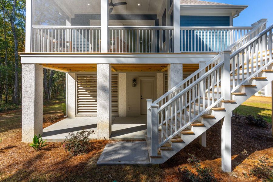 Exterior details and patio area of a home in , Mount Pleasant (Image 43).