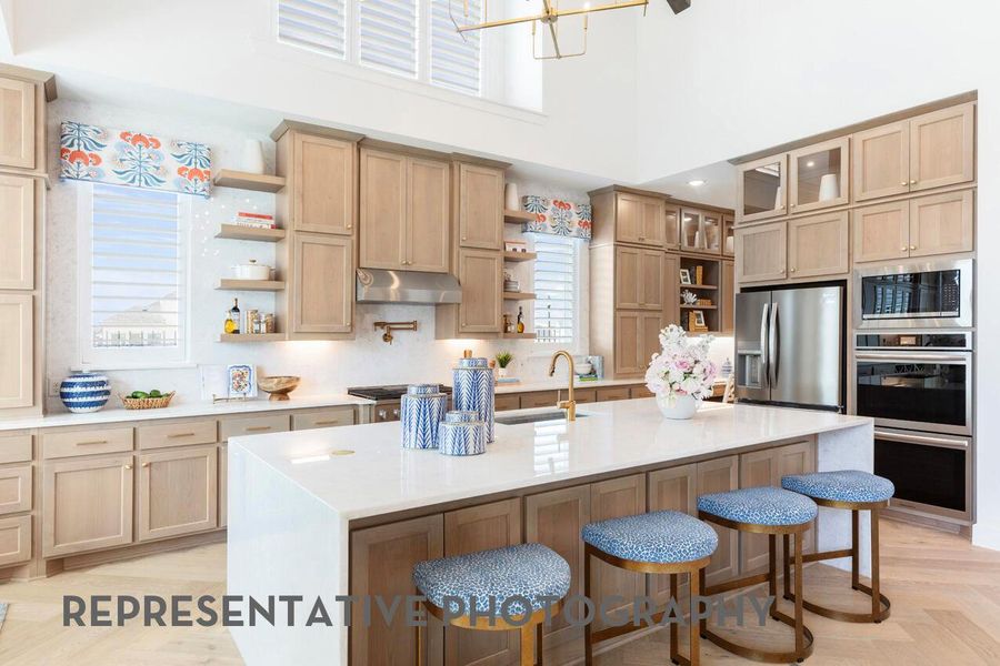 Furnished interior view inside a new home in Santa Rita Ranch, Liberty Hill (Image 36).