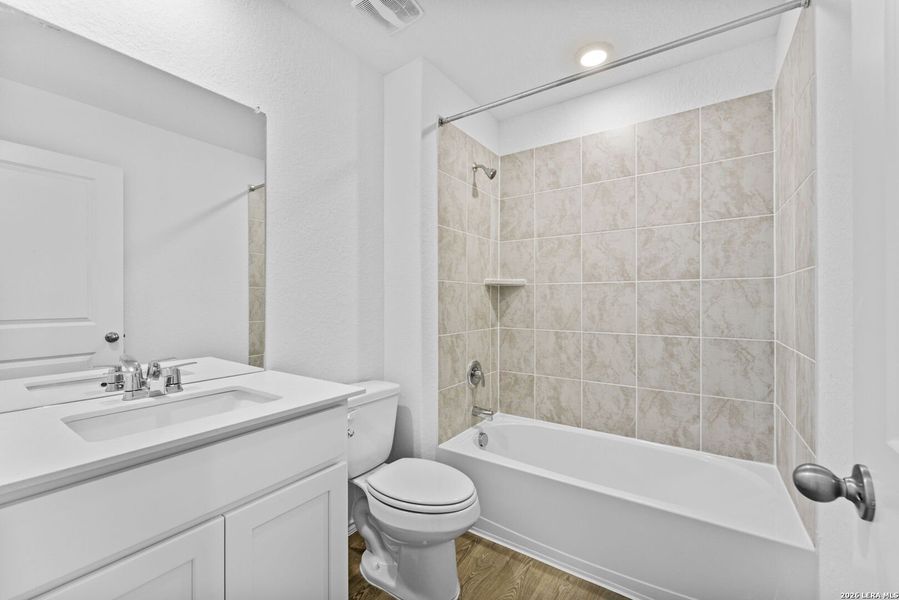 Furnished interior view inside a new home in Blue Ridge Ranch, San Antonio (Image 6).