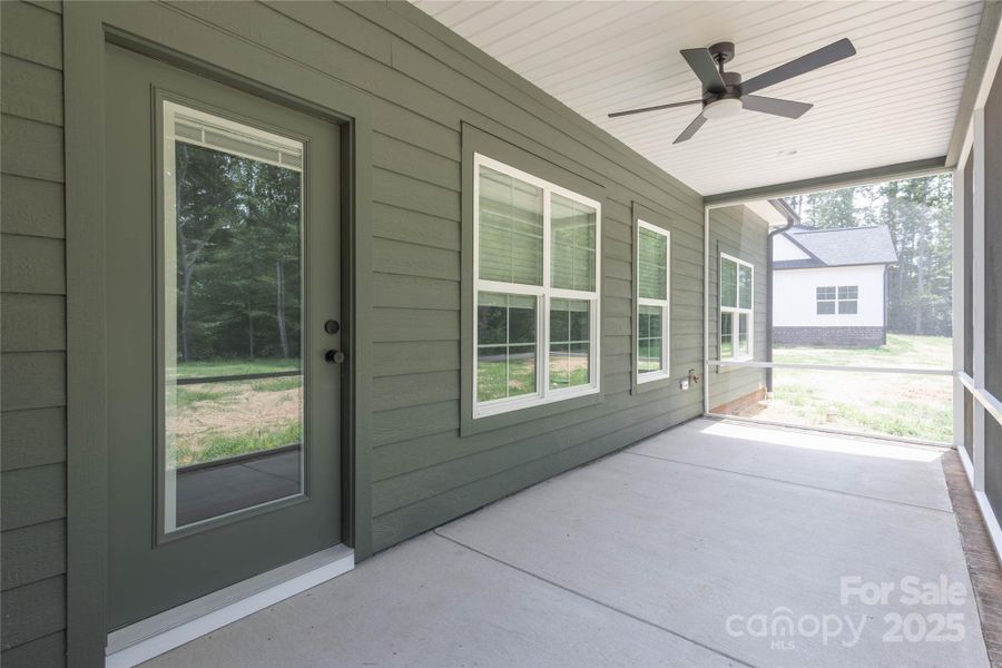 Exterior details and patio area of a home in , Stanley (Image 3).