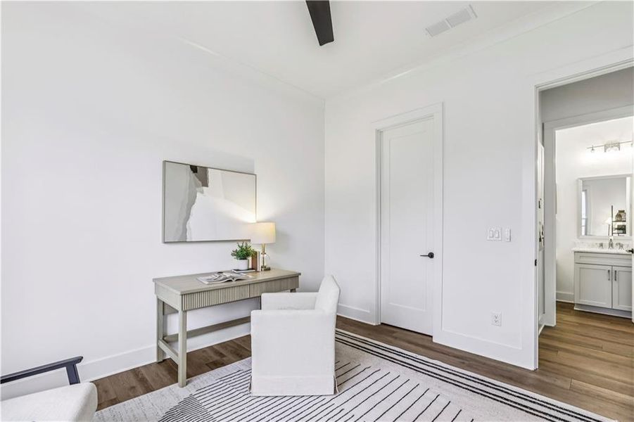 Furnished interior view inside a new home in , Dawsonville (Image 16).