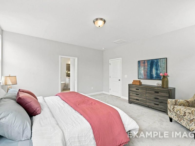 Furnished interior view inside a new home in Forestville Yard, Knightdale (Image 25). Furnished interior view inside a new home in Forestville Yard, Knightdale (Image 25).